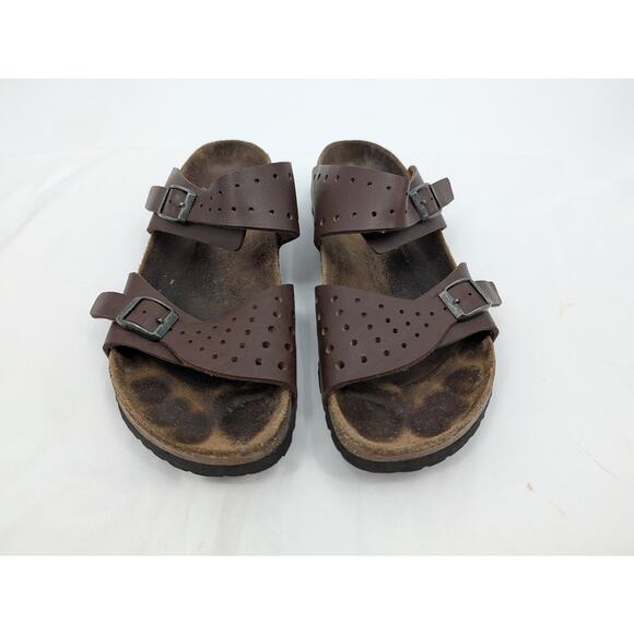Birki's by Birkenstock Freeport Sandals Women's 7 EU 38 Brown Perforated - Picture 8 of 8